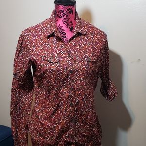 3💝 for $25 Eddie Bauer Button Down Blouse